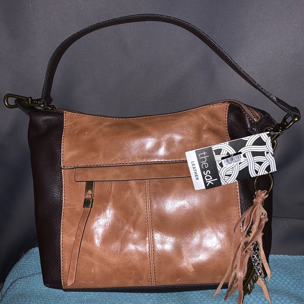 THE SAK leather hobo bag